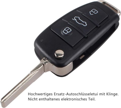 OBUDOWA NA KLUCZYK DO SAMOCHODU 3PRZYCISKI AUDI A2 A3 A4 A6 A6L A8 Q7 TT S6 OBUDOWA NA KLUCZYK DO SAMOCHODU 3PRZYCISKI AUDI A2 A3 A4 A6 A6L A8 Q7 TT S6
