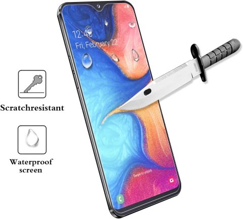 SZKŁO HARTOWANE DO SAMSUNG GALAXY A20E SOLIDNA WYTRZYMAŁA OSŁONA 2 SZTUKI SZKŁO HARTOWANE DO SAMSUNG GALAXY A20E SOLIDNA WYTRZYMAŁA OSŁONA 2 SZTUKI
