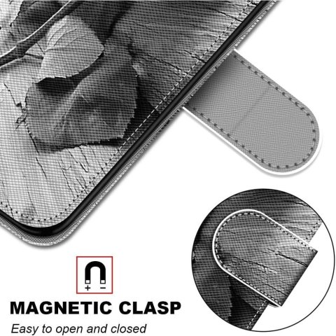 ZAMYKANE ETUI DO GOOGLE PIXEL 7 SZARY CASE Z KLAPKĄ EKOSKÓRA CZERWONA RÓŻA ZAMYKANE ETUI DO GOOGLE PIXEL 7 SZARY CASE Z KLAPKĄ EKOSKÓRA CZERWONA RÓŻA