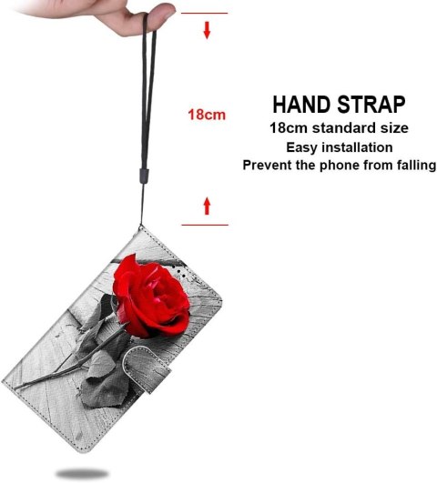 ZAMYKANE ETUI DO GOOGLE PIXEL 7 SZARY CASE Z KLAPKĄ EKOSKÓRA CZERWONA RÓŻA ZAMYKANE ETUI DO GOOGLE PIXEL 7 SZARY CASE Z KLAPKĄ EKOSKÓRA CZERWONA RÓŻA
