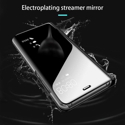 ZAMYKANE ETUI POKROWIEC SAMSUNG GALAXY M31S LUSTRZANA KLAPKA RÓŻOWE PLECKI