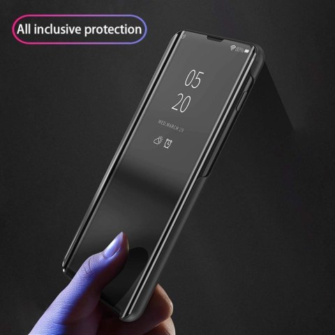 ZAMYKANE ETUI POKROWIEC SAMSUNG GALAXY M31S LUSTRZANY FIOLETOWY Z KLAPKĄ