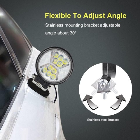 2x REFLEKTOR LAMPA LED 4" 36W 12V OFFROAD 4x4 IP67 6000K 2x REFLEKTOR LAMPA LED 4" 36W 12V OFFROAD 4x4 IP67 6000K