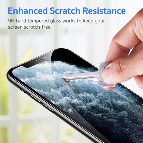 2x SZKŁO HARTOWANE 9H DO APPLE IPHONE 11 PRO MAX/XS MAX +RAMKA DO MONTAŻU 2x SZKŁO HARTOWANE 9H DO APPLE IPHONE 11 PRO MAX/XS MAX +RAMKA DO MONTAŻU