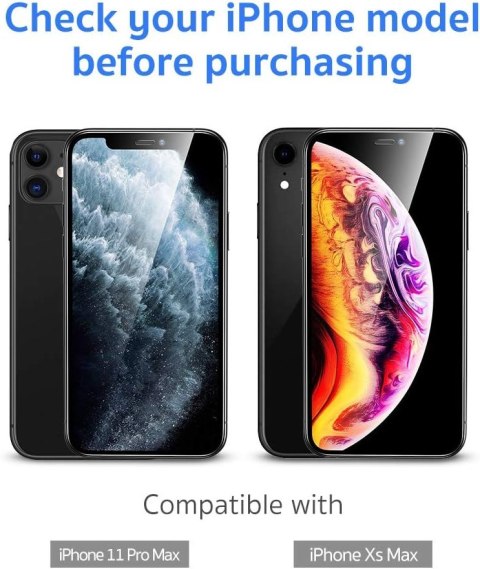 2x SZKŁO HARTOWANE 9H DO APPLE IPHONE 11 PRO MAX/XS MAX +RAMKA DO MONTAŻU 2x SZKŁO HARTOWANE 9H DO APPLE IPHONE 11 PRO MAX/XS MAX +RAMKA DO MONTAŻU