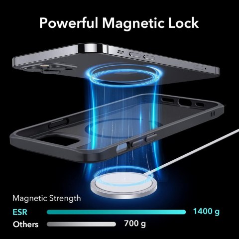 ETUI APPLE IPHONE 12 PRO MAX 6.7" CZARNA RAMKA PRZYDYMIONE PLECKI +MAGSAFE ETUI APPLE IPHONE 12 PRO MAX 6.7" CZARNA RAMKA PRZYDYMIONE PLECKI +MAGSAFE