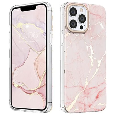 ETUI DO APPLE IPHONE 13 PRO MAX 6.7" WZMOCNIONE SILIKONOWE RÓŻOWY MARMUREK ETUI DO APPLE IPHONE 13 PRO MAX 6.7" WZMOCNIONE SILIKONOWE RÓŻOWY MARMUREK