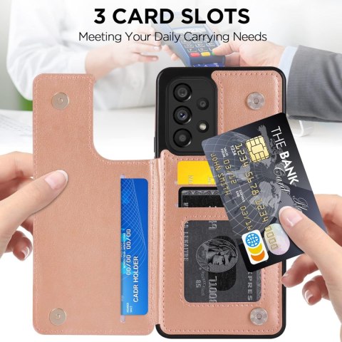 ETUI DO SAMSUNG GALAXY A53 5G CASE RÓŻOWY PLECKI PORTFEL Z KLAPKĄ EKOSKÓRA ETUI DO SAMSUNG GALAXY A53 5G CASE RÓŻOWY PLECKI PORTFEL Z KLAPKĄ EKOSKÓRA