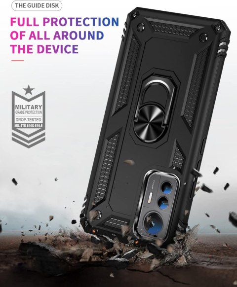 ETUI PANCERNE DO XIAOMI 12 6.28" CASE CZARNY MILITARNY +2x FOLIA NA APARAT ETUI PANCERNE DO XIAOMI 12 6.28" CASE CZARNY MILITARNY +2x FOLIA NA APARAT