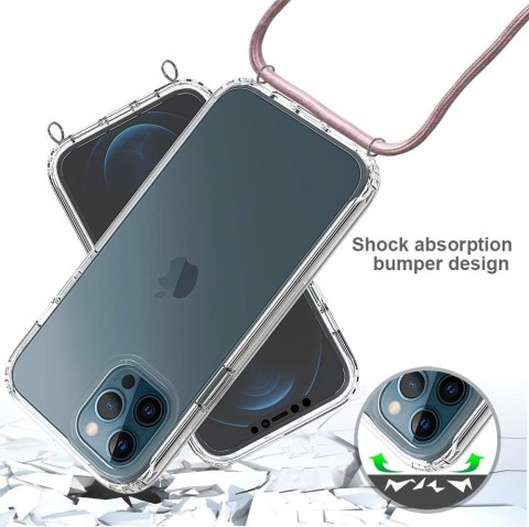 ETUI POKROWIEC APPLE IPHONE 12 PRO MAX 6.7" SOLIDNA RAMKA BUMPER BEZBARWNA ETUI POKROWIEC APPLE IPHONE 12 PRO MAX 6.7" SOLIDNA RAMKA BUMPER BEZBARWNA