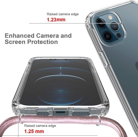 ETUI POKROWIEC APPLE IPHONE 12 PRO MAX 6.7" SOLIDNA RAMKA BUMPER BEZBARWNA ETUI POKROWIEC APPLE IPHONE 12 PRO MAX 6.7" SOLIDNA RAMKA BUMPER BEZBARWNA