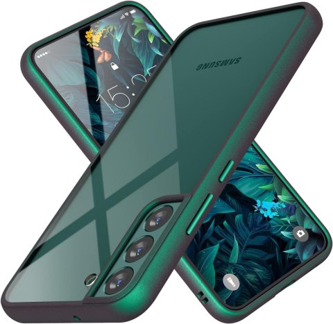 ETUI PRZESZKLONE DO SAMSUNG GALAXY S22 6.10" ZIELONA METALICZNA RAMKA ETUI PRZESZKLONE DO SAMSUNG GALAXY S22 6.10" ZIELONA METALICZNA RAMKA