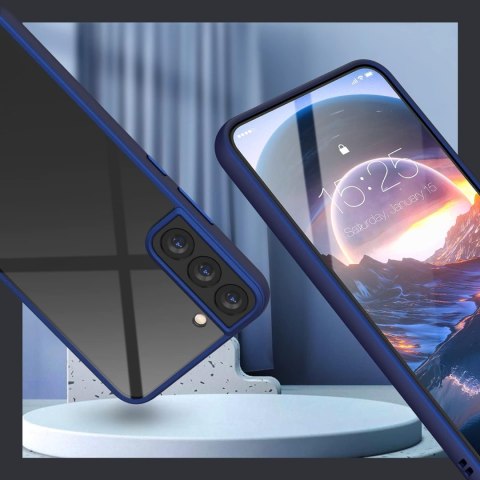 ETUI PRZESZKLONE DO SAMSUNG GALAXY S22+ 6.6" GRANATOWA RAMKA SM-S906B ETUI PRZESZKLONE DO SAMSUNG GALAXY S22+ 6.6" GRANATOWA RAMKA SM-S906B