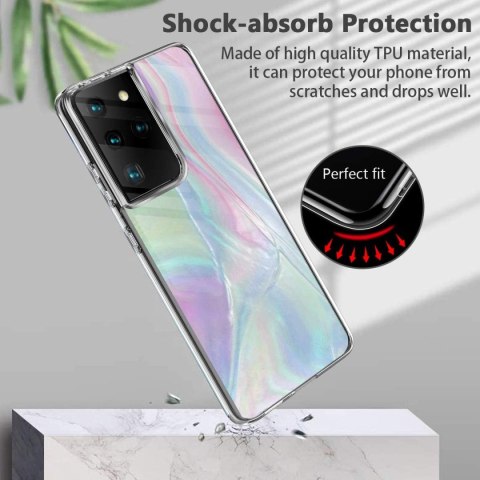 ETUI SAMSUNG GALAXY S21 ULTRA PLECKI CASE SILIKONOWY WIELOKOLOROWY