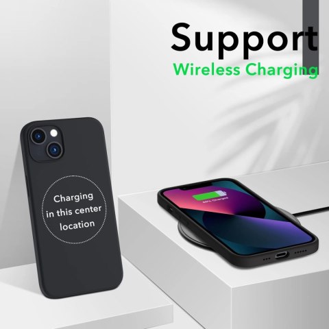 ETUI SILIKONOWE APPLE IPHONE 13 6.1" CASE CZARNY ULTRA CIENKI LEKKI ETUI SILIKONOWE APPLE IPHONE 13 6.1" CASE CZARNY ULTRA CIENKI LEKKI