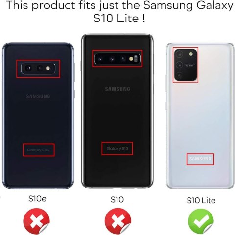 ETUI SILIKONOWE SAMSUNG GALAXY S10 LITE BEZBARWNE ULTRA LEKKIE SM-G770F