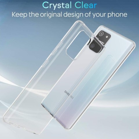 ETUI SILIKONOWE SAMSUNG GALAXY S10 LITE BEZBARWNE ULTRA LEKKIE SM-G770F