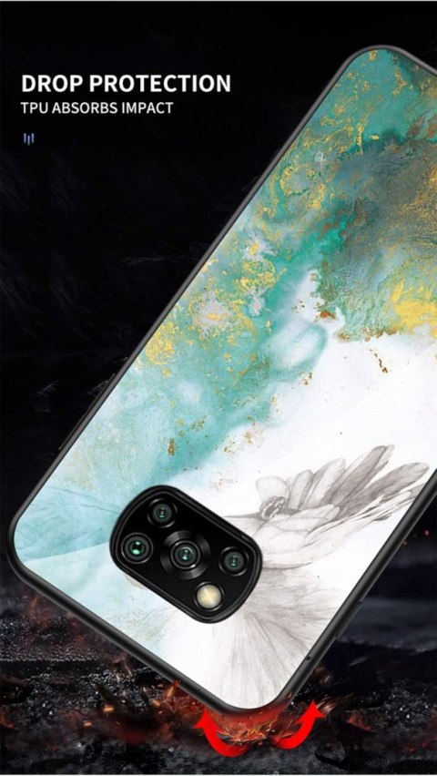 ETUI SILIKONOWE SZKLANE DO POCO X3 PRO/POCO X3 NFC CZARNE RÓŻOWE MARMUR ETUI SILIKONOWE SZKLANE DO POCO X3 PRO/POCO X3 NFC CZARNE RÓŻOWE MARMUR