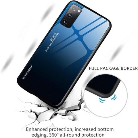 ETUI WZMOCNIONE SAMSUNG GALAXY S20 FE 4G/5G CASE NIEBIESKI CZARNY OMBRE ETUI WZMOCNIONE SAMSUNG GALAXY S20 FE 4G/5G CASE NIEBIESKI CZARNY OMBRE