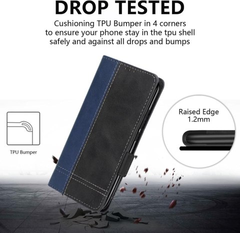 ETUI Z KLAPKĄ DO HUAWEI HONOR 50 LITE/HUAWEI NOVA 8i 6.67" CASE GRANATOWY ETUI Z KLAPKĄ DO HUAWEI HONOR 50 LITE/HUAWEI NOVA 8i 6.67" CASE GRANATOWY