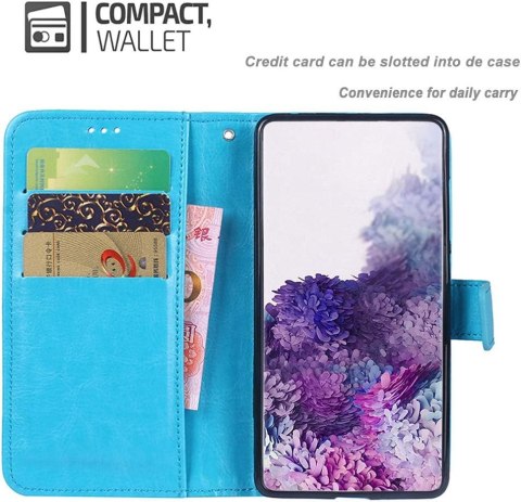 ETUI Z KLAPKĄ DO VIVO X60 PRO CASE NIEBIESKI Z EKOSKÓRY MIEJSCE NA KARTY ETUI Z KLAPKĄ DO VIVO X60 PRO CASE NIEBIESKI Z EKOSKÓRY MIEJSCE NA KARTY