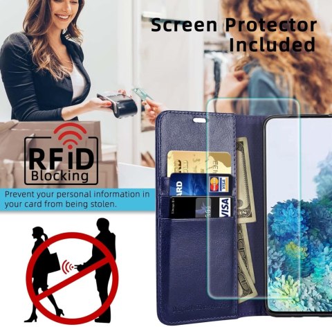 ETUI ZAMYKANE Z KLAPKĄ GOOGLE PIXEL 7 PRO GRANATOWE EKOSKÓRA FOLIA OCHRONNA ETUI ZAMYKANE Z KLAPKĄ GOOGLE PIXEL 7 PRO GRANATOWE EKOSKÓRA FOLIA OCHRONNA
