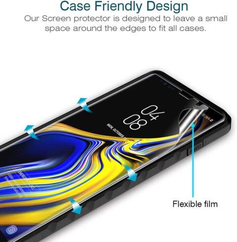 FOLIA OCHRONNA DO SAMSUNG GALAXY NOTE 9 SOLIDNA OSŁONA EKRANU 3 SZTUKI FOLIA OCHRONNA DO SAMSUNG GALAXY NOTE 9 SOLIDNA OSŁONA EKRANU 3 SZTUKI