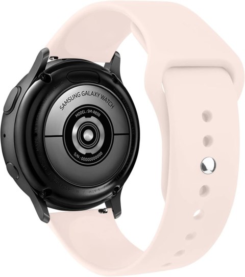 PASEK DO ZEGARKA SAMSUNG GALAXY 3 45mm/46mm szer. 22mm silikonowy blady róż PASEK DO ZEGARKA SAMSUNG GALAXY 3 45mm/46mm szer. 22mm silikonowy blady róż