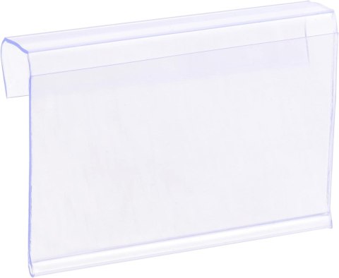 UCHWYT NA CENĘ NA PÓŁKĘ DRUCIANĄ PLASTIKOWE PRZEZROCZYSTE 60x40mm 30szt UCHWYT NA CENĘ NA PÓŁKĘ DRUCIANĄ PLASTIKOWE PRZEZROCZYSTE 60x40mm 30szt
