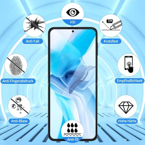 2X FOLIA OCHRONNA DO SAMSUNG GALAXY Z FLIP 3 PRZÓD + TYŁ 2X FOLIA OCHRONNA DO SAMSUNG GALAXY Z FLIP 3 PRZÓD + TYŁ