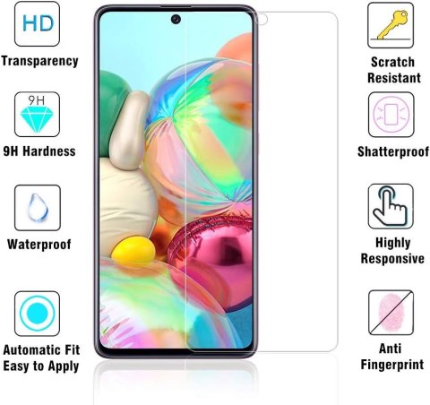 2x SZKŁO HARTOWANE SAMSUNG GALAXY A71 4G/5G 6.7" WYSOKA OCHRONA 2x SZKŁO HARTOWANE SAMSUNG GALAXY A71 4G/5G 6.7" WYSOKA OCHRONA