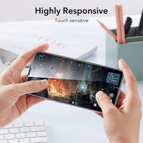3x SZKŁO OCHRONNE APPLE IPHONE 14 PRO + RAMKA DO MONTAŻU WYSOKA OCHRONA ESR 3x SZKŁO OCHRONNE APPLE IPHONE 14 PRO + RAMKA DO MONTAŻU WYSOKA OCHRONA ESR