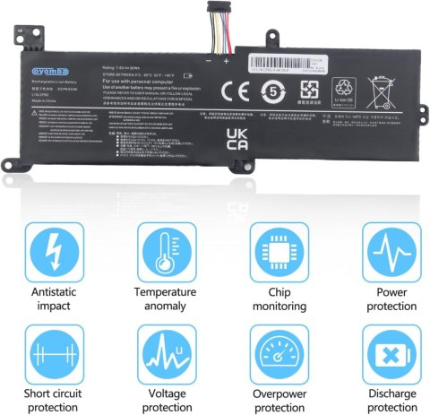 BATERIA DO LENOVO L16C2PB2 L16l2PB2 IDEAPAD 320-15AST 330-15IKB OYOMBA 30Wh BATERIA DO LENOVO L16C2PB2 L16l2PB2 IDEAPAD 320-15AST 330-15IKB OYOMBA 30Wh