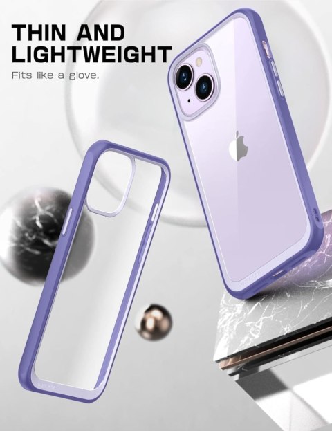ETUI APPLE IPHONE 14 PLUS PLECKI PRZEZROCZYSTE WZMOCNIONE FIOLETOWA RAMKA ETUI APPLE IPHONE 14 PLUS PLECKI PRZEZROCZYSTE WZMOCNIONE FIOLETOWA RAMKA