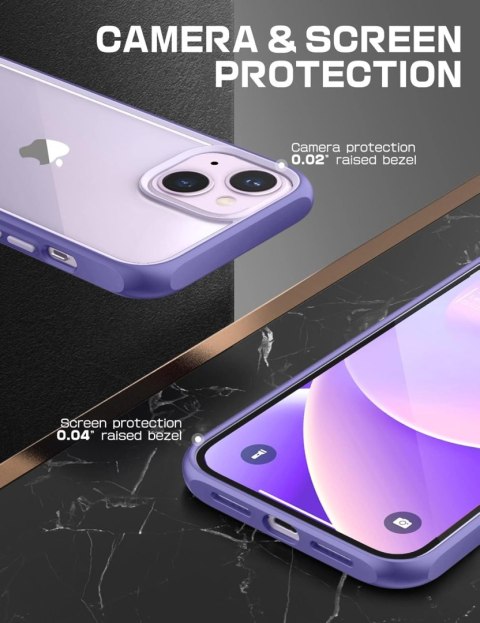 ETUI APPLE IPHONE 14 PLUS PLECKI PRZEZROCZYSTE WZMOCNIONE FIOLETOWA RAMKA ETUI APPLE IPHONE 14 PLUS PLECKI PRZEZROCZYSTE WZMOCNIONE FIOLETOWA RAMKA