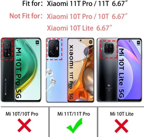 ETUI PANCERNE DO XIAOMI 11T/11T PRO 6.67" +2x FOLIA OCHRONNA NA OBIEKTYWY