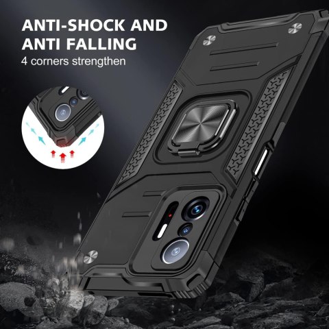 ETUI PANCERNE DO XIAOMI 11T/11T PRO 6.67" +2x FOLIA OCHRONNA NA OBIEKTYWY