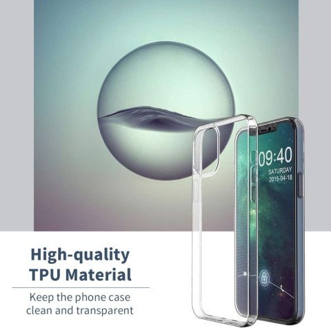 ETUI POKROWIEC APPLE IPHONE 12/12 PRO CASE PLECKI MARMUREK NIEBIESKI A2172