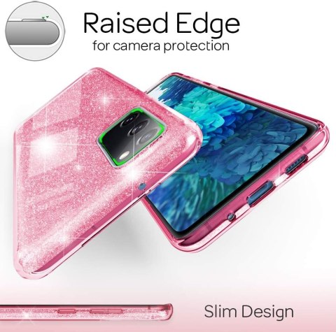 ETUI POKROWIEC DO SAMSUNG GALAXY S20 FE CASE RÓŻOWE BŁYSZCZĄCE PLECKI ETUI POKROWIEC DO SAMSUNG GALAXY S20 FE CASE RÓŻOWE BŁYSZCZĄCE PLECKI