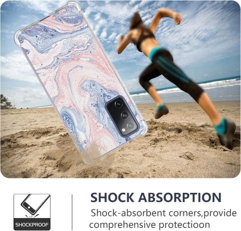 ETUI POKROWIEC DO SAMSUNG GALAXY S20 FE CASE SILIKONOWY MARMUREK RÓŻOWY ETUI POKROWIEC DO SAMSUNG GALAXY S20 FE CASE SILIKONOWY MARMUREK RÓŻOWY