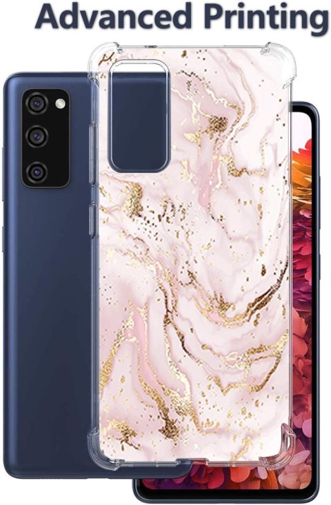 ETUI SAMSUNG GALAXY S20 FE 4G/5G CASE MARMUREK RÓŻOWY ZŁOTY SM-G781B ETUI SAMSUNG GALAXY S20 FE 4G/5G CASE MARMUREK RÓŻOWY ZŁOTY SM-G781B
