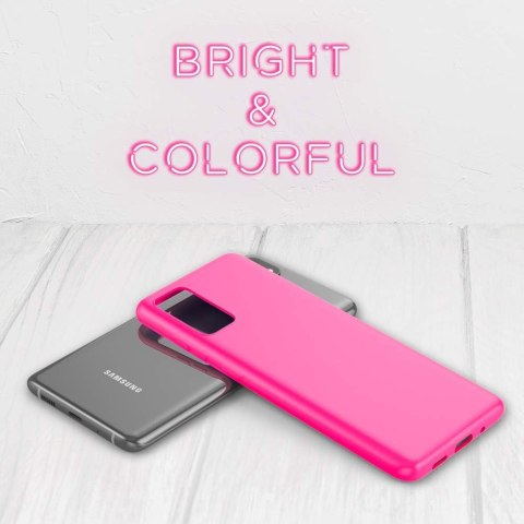 ETUI SILIKONOWE DO SAMSUNG GALAXY S20 CASE RÓŻOWY NEONOWY ULTRA LEKKI ETUI SILIKONOWE DO SAMSUNG GALAXY S20 CASE RÓŻOWY NEONOWY ULTRA LEKKI