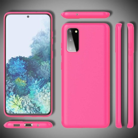ETUI SILIKONOWE DO SAMSUNG GALAXY S20 CASE RÓŻOWY NEONOWY ULTRA LEKKI ETUI SILIKONOWE DO SAMSUNG GALAXY S20 CASE RÓŻOWY NEONOWY ULTRA LEKKI