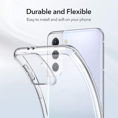 ETUI SILIKONOWE SAMSUNG GALAXY S21+ BEZBARWNE PLECKI ELASTYCZNE