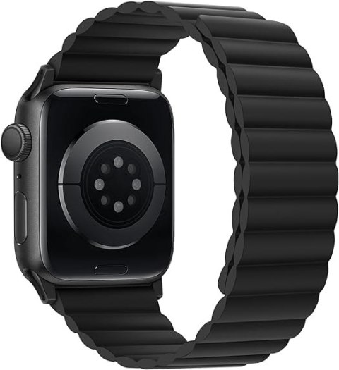 PASEK DO ZEGARKA APPLE WATCH 41/40/38mm SE/9/8/7/6/5/4/3/2/1 CZARNY +ETUI PASEK DO ZEGARKA APPLE WATCH 41/40/38mm SE/9/8/7/6/5/4/3/2/1 CZARNY +ETUI