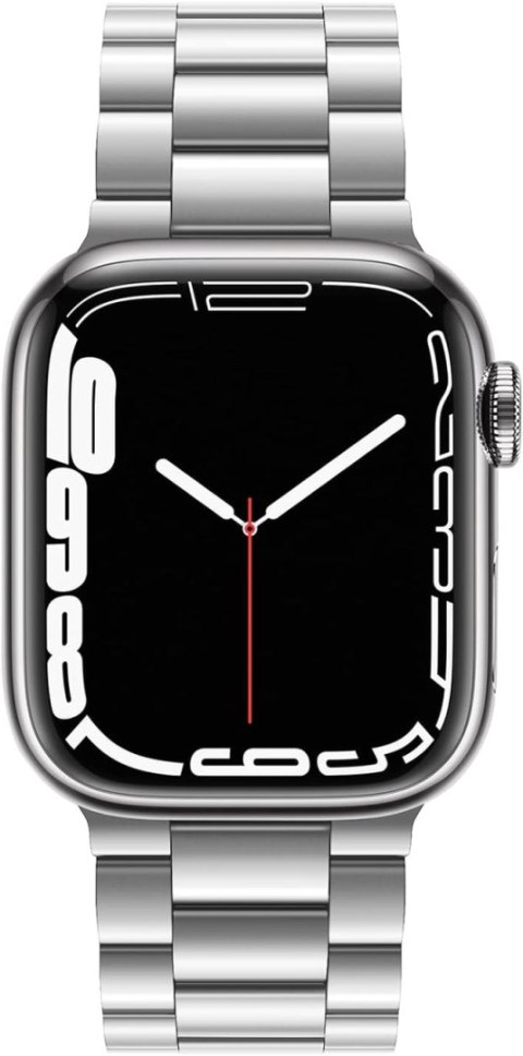 PASEK DO ZEGARKA APPLE WATCH 42/44/45mm SE/9/8/7/6/5/4/3/2/1 SREBRNY +ETUI PASEK DO ZEGARKA APPLE WATCH 42/44/45mm SE/9/8/7/6/5/4/3/2/1 SREBRNY +ETUI