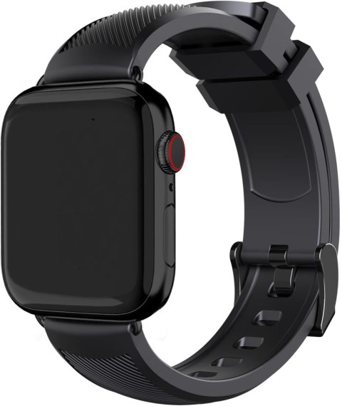 PASEK DO ZEGARKA SMARTWATCH APPLE WATCH CZARNY SILIKONOWY 38/40/41mm PASEK DO ZEGARKA SMARTWATCH APPLE WATCH CZARNY SILIKONOWY 38/40/41mm