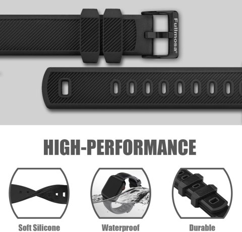 PASEK DO ZEGARKA SMARTWATCH APPLE WATCH CZARNY SILIKONOWY 38/40/41mm PASEK DO ZEGARKA SMARTWATCH APPLE WATCH CZARNY SILIKONOWY 38/40/41mm