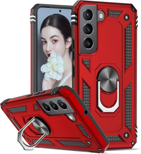 TWARDE ETUI DO SAMSUNG GALAXY S22 5G CASE PANCERNY CZERWONY SM-S901 TWARDE ETUI DO SAMSUNG GALAXY S22 5G CASE PANCERNY CZERWONY SM-S901