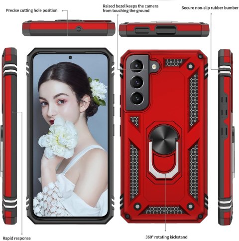 TWARDE ETUI DO SAMSUNG GALAXY S22 5G CASE PANCERNY CZERWONY SM-S901 TWARDE ETUI DO SAMSUNG GALAXY S22 5G CASE PANCERNY CZERWONY SM-S901